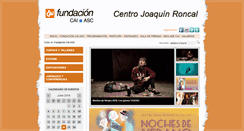Desktop Screenshot of joaquinroncal.org